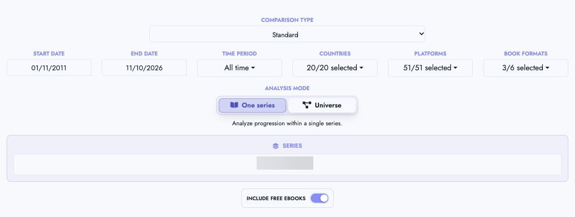 Series stats filters