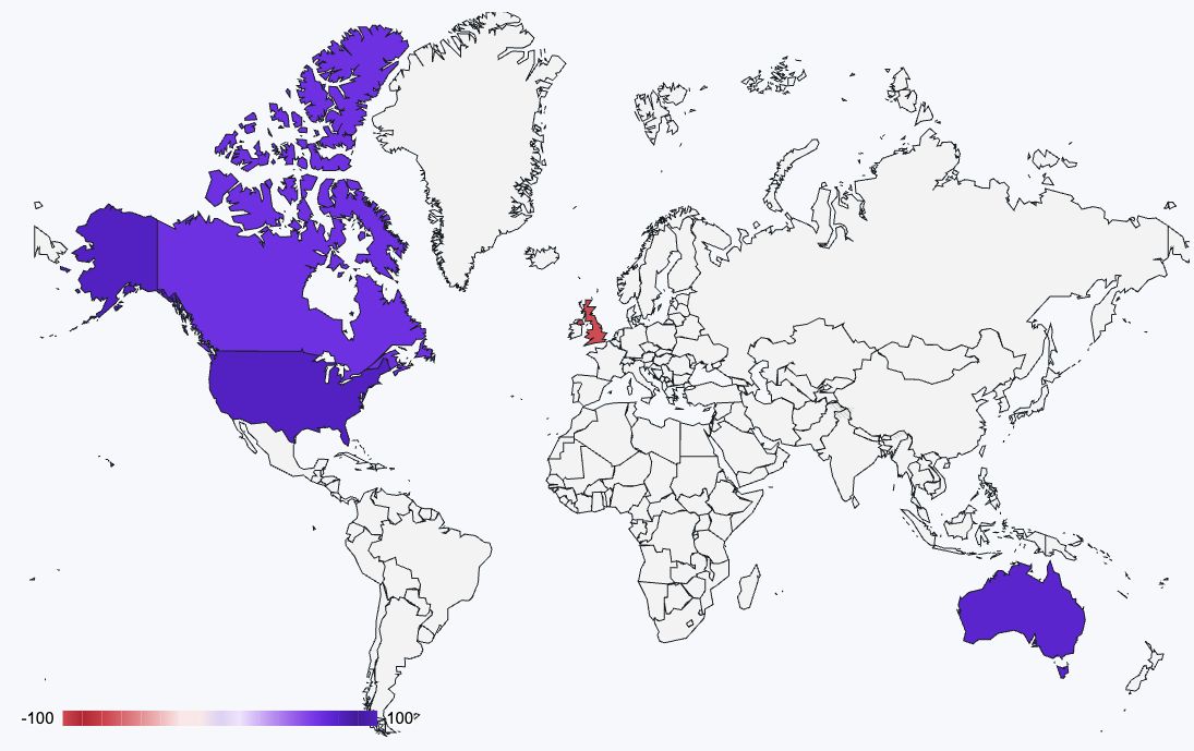 World Map visualization