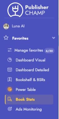 Favorites sidebar section