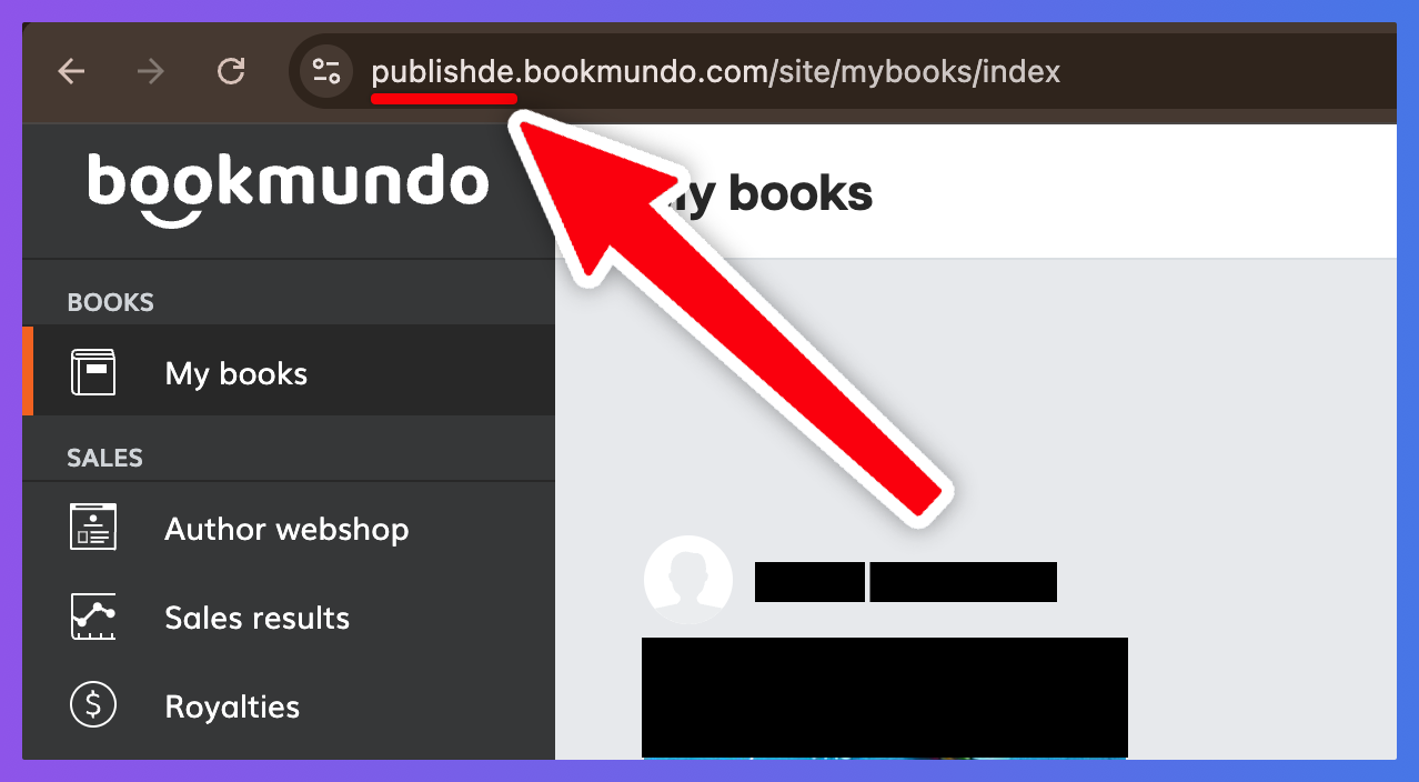 Locate your BookMundo domain