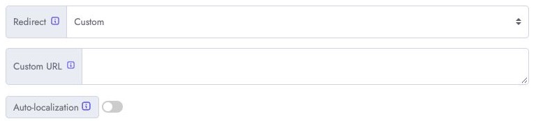 Custom URL for Smart Link