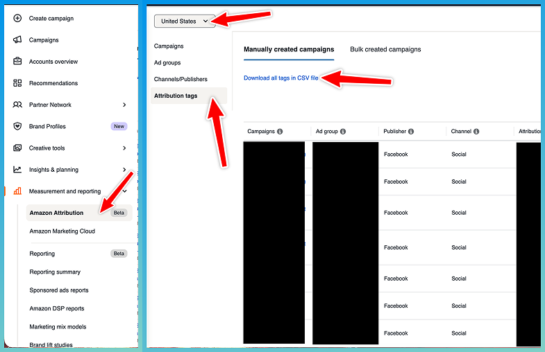 Download Attribution Tags (CSV)