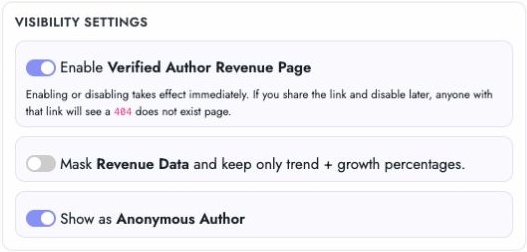 Enable Public Page
