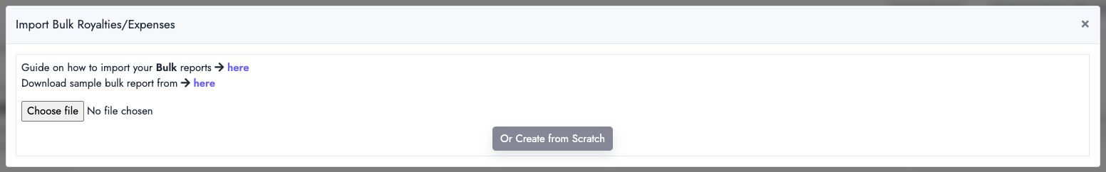 Open the workbook guide, download the sample, upload a file, or create an import from scratch